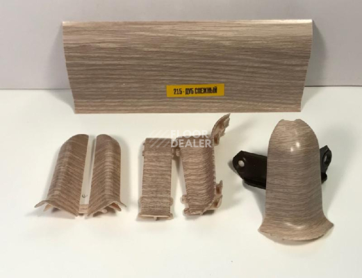 Плинтус Плинтус Ideal Comfort 55mm Дуб снежный 215 фото 1 | FLOORDEALER